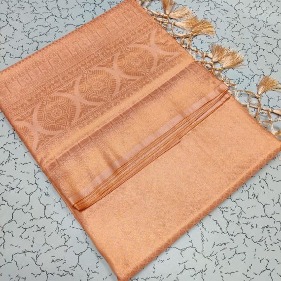 - Copper wedding saree - image 3 | Saree Palace Germany | Bazaa