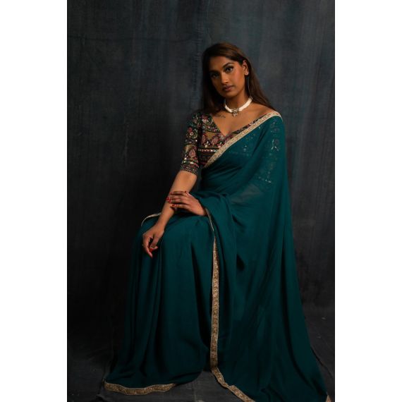- Party wear saree - image 14 | Saree Palace Germany | Bazaa