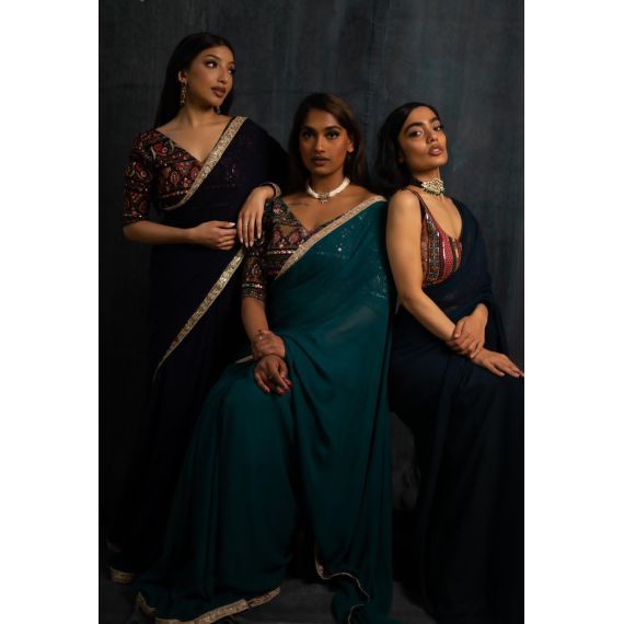 - Party wear saree - image 17 | Saree Palace Germany | Bazaa