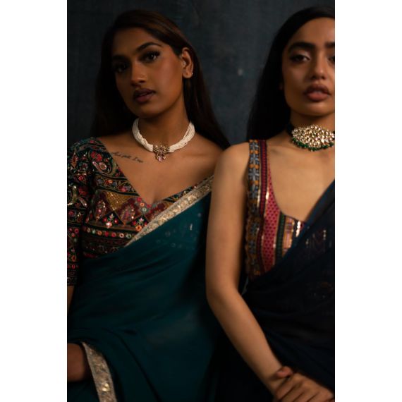 - Party wear saree - image 18 | Saree Palace Germany | Bazaa