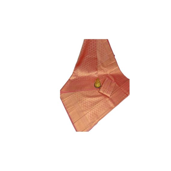 Tissue Banarasi Silk Saree With Big Kanchi Border - image 14 | Saree Palace Germany