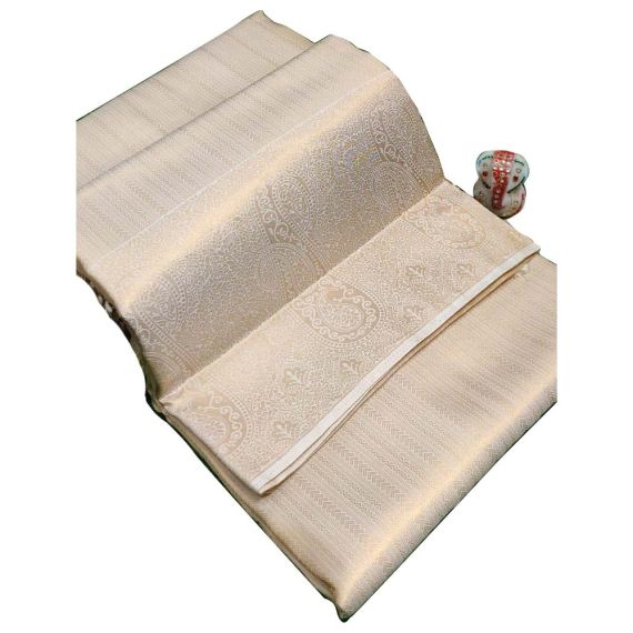 - Cream Kubera Pattu Saree - image 3 | Saree Palace Germany | Bazaa