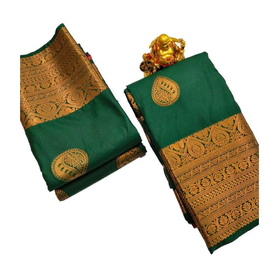 Kanchipuram handwoven silk saree - image 6 | Saree Palace Germany