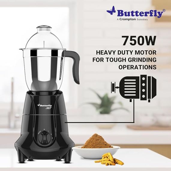 - Butterfly Jet Elite Mixer Grinder, 750W, 4 Jars (Grey) - image 7 | Indi Store | Bazaa