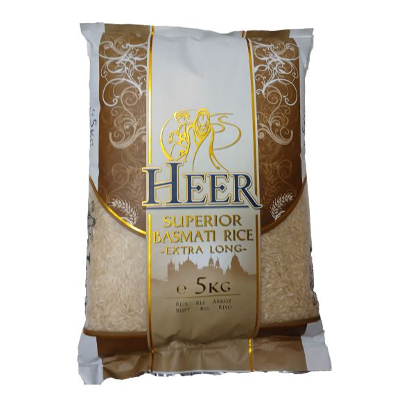 Heer - Heer Superior Basmati Rice Extra Long 5Kg - image 1 | Inaivaa | Bazaa