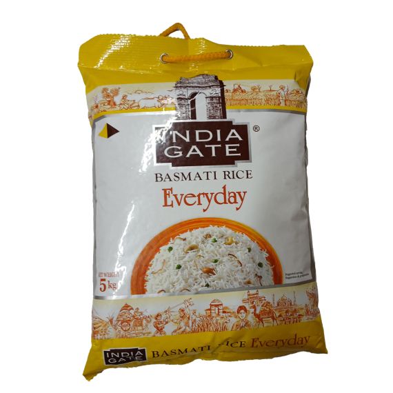 India Gate Basmati Rice Everyday 5Kg - image 1 | Inaivaa