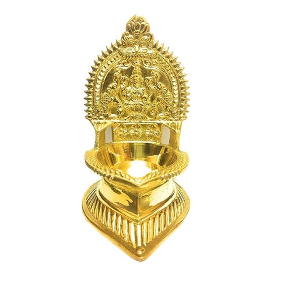 - kamatchi amman vilakku | Brass | Small Size - image 4 | Indi Store | Bazaa