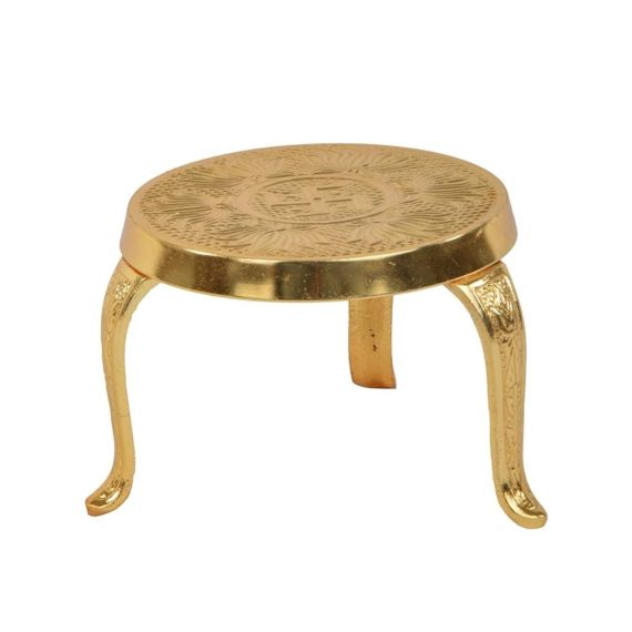 - mukkali | God Deep Decor Sitting Table | Stand | Brass | Medium Size - image 3 | Indi Store | Bazaa