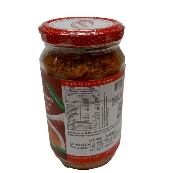 Rabeena - Rabeena Red Chillie Coconut Ready to eat Chutney 325g - image 2 | Inaivaa | Bazaa