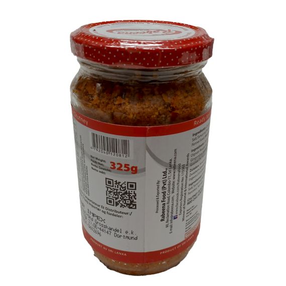 Rabeena Red Chillie Coconut Ready to eat Chutney 325g - image 3 | Inaivaa