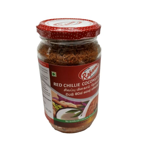 Rabeena Red Chillie Coconut Ready to eat Chutney 325g - image 4 | Inaivaa