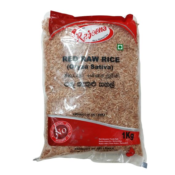 Rabeena Red Raw Rice 1Kg - image 1 | Inaivaa